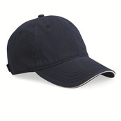 Sandwich Visor Bio-Washed Twill Cap