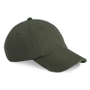 Solid Color Torn Visor Cap